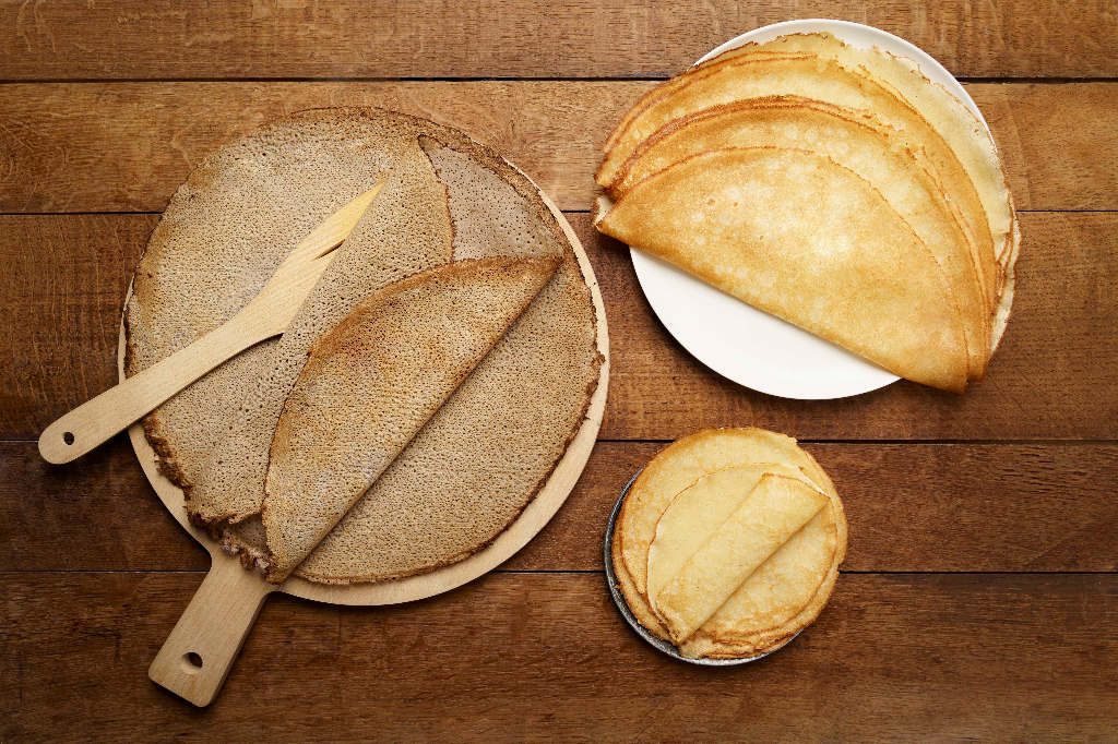 Galettes de blé noir artisanales de la Crêperie Le Guen
